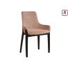 Buy cheap Modern Minimalist Wood Restaurant Chairs Nordic Fabric Seats W43 * D41 * H80cm from wholesalers