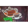 Buy cheap Tea Culture Space Cuttable Neon Sign Tea Retail Display Silica Gel Led Bar Signs from wholesalers