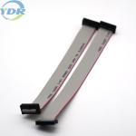 Buy cheap Double Row 120mm IDC Flat Cable , UL2651 28AWG Grey Ribbon Cable from wholesalers