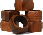 Weddings Dinner Items Table Decoration Wooden Napkin Ring For Parties Household