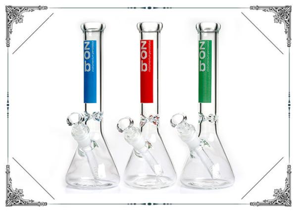 Buy cheap ZOB Glass Water Pipes Mix Color With Ice Catcher Hookah Bongs 10 Inches from wholesalers