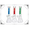 Buy cheap ZOB Glass Water Pipes Mix Color With Ice Catcher Hookah Bongs 10 Inches from wholesalers