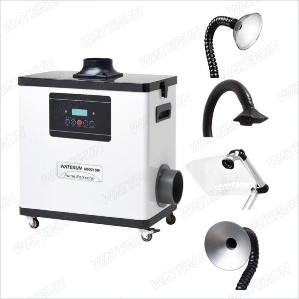 Buy cheap M6001DW Digital Nail Salon Fume Extractor / White Color Medical Portable Smoke Extractor 80W from wholesalers