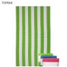 Buy cheap Luxury Green And White Striped Beach Towel Large Microfiber 256g from wholesalers