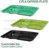 Buy cheap 5 Compartment Lunch Box Disposable Plastic Food Container, biodegradable Fast Food Tray, disposable safety meat tray from wholesalers
