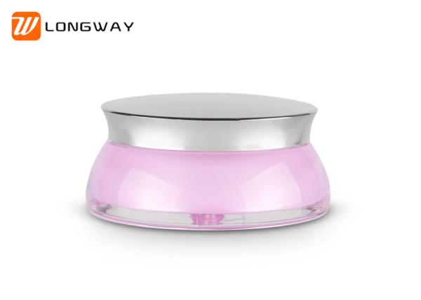 Buy cheap Acrylic Cosmetic Jar Flying Saucer Shape for Facial Cream Jar Packing from wholesalers