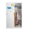 Buy cheap Storage Steel Home Furniture Printed Closet Cabinet Modern Sliding Door Wardrobe from wholesalers