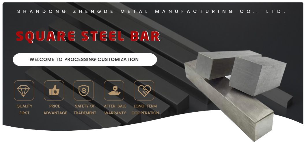 Chinese Manufacturer Carbon Steel ASTM A29 A36 C20 C45 42CrMo S235jr Square Q235B, Q235C, Q235D Square Bar Used for Bridge and Construction Industry