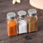 Sealed Storage Food Glass Packaging Condiment Bottle 4*4*9cm
