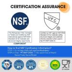 Household 0.5 Micron Rate MFCMG14211FR Refrigerator Water Filter Cartridge