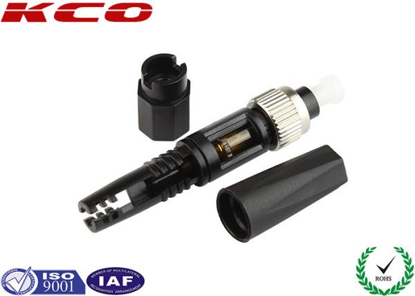 Buy cheap Black Fiber Optic FCUPC Quick Connector CATV FTTH FTTA / Optic Fiber Fast Connector from wholesalers