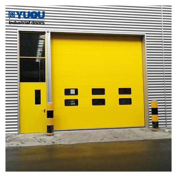 Buy cheap Industrial Security Steel Overhead Sectional Warehouse Sliding Door 40mm from wholesalers