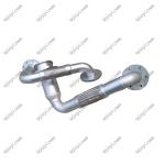 Flange connection stainless steel metal braided hose used in industry