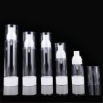 Transparent Plastic Cosmetic Bottles Empty Packing Airless Spray Bottle