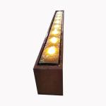 Modern Customizable Corten Steel Fountain Outdoor Strong Protection