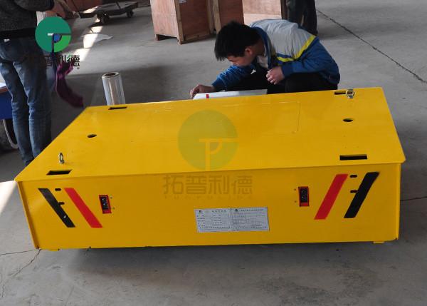 Buy cheap high temperature proof 50 ton railway transfer electric motorized cart for dies from wholesalers