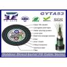 Buy cheap Double Black Jacket Outdoor Fiber Optic Armoured Cable Mositure Proof For Communication from wholesalers