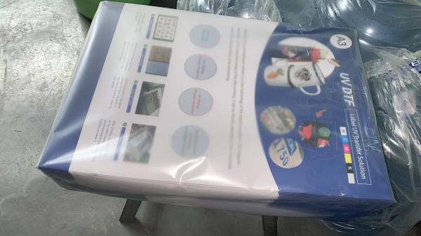 Buy cheap UV DTF Cold / Hot Transfer Film A2 A3 For Crystal Label Printing from wholesalers