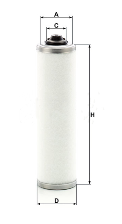 Glass Fiber Material Vacuum Pump AIR Filter Apply To 50600012900