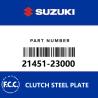 Buy cheap FCC OEM Motorcycle Clutch Disc Plate For Suzuki AX100, 21451-23000 from wholesalers