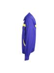 240 GSM Blue Contrast Yellow Workwear Jacket 65% Polyester 35% Cotton Twill 3/1