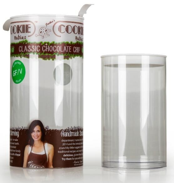 aluminum tin aluminum container jar with clear window top aluminum cans with screw lid for cosmetic/food bagplastics pac