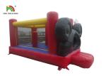 Red Softplay Mickey Cartoon Inflatable Jumper Castle Bouncer With Ocean Ball