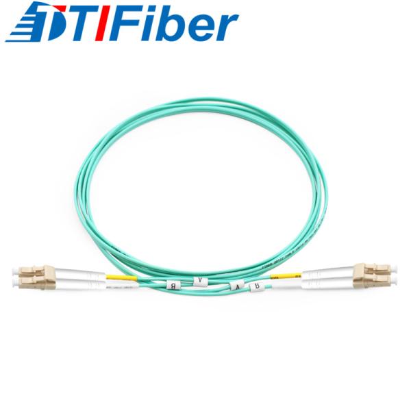 Buy cheap OM3 Type Fiber Optic Patch Cord Duplex 2.0mm Fiber Patch Cable from wholesalers
