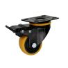 Buy cheap 50mm Low Profile Furniture Caster Wheel With Brake PP Wheel Ball Bearing Plate from wholesalers