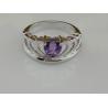 Buy cheap 925 Silver Setting Jewelry Amethyst Stone Ring from wholesalers