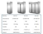 680W 220V 680W Vertical Fridge Freezer , Multiscene Commercial Freezer