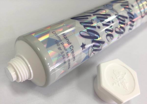 Buy cheap Hand Cream D35*159mm HAL Cosmetic Packaging Tube With Laser Effect from wholesalers