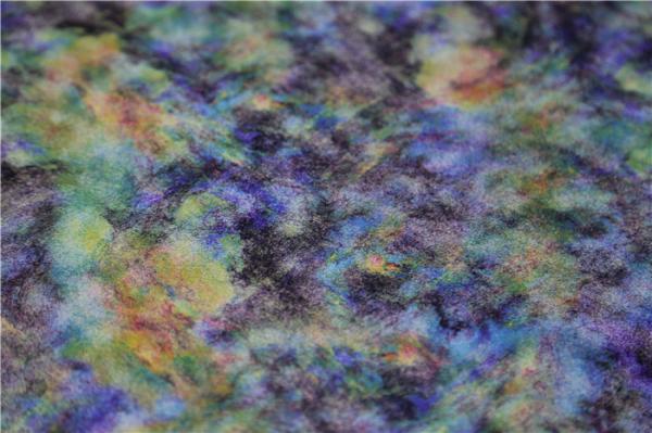 Buy cheap 0.65mm Painting Design Printed PU Leather For Jacket , Coat , Bags from wholesalers