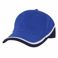 Buy cheap 100% Cotton Printed Baseball Caps / Sandwich Baseball Cap Striped Style product