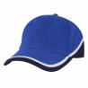 Buy cheap 100% Cotton Printed Baseball Caps / Sandwich Baseball Cap Striped Style from wholesalers