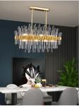 Led Glass Chandelier For Dining Room Kitchen Modern Home Decor led crystal