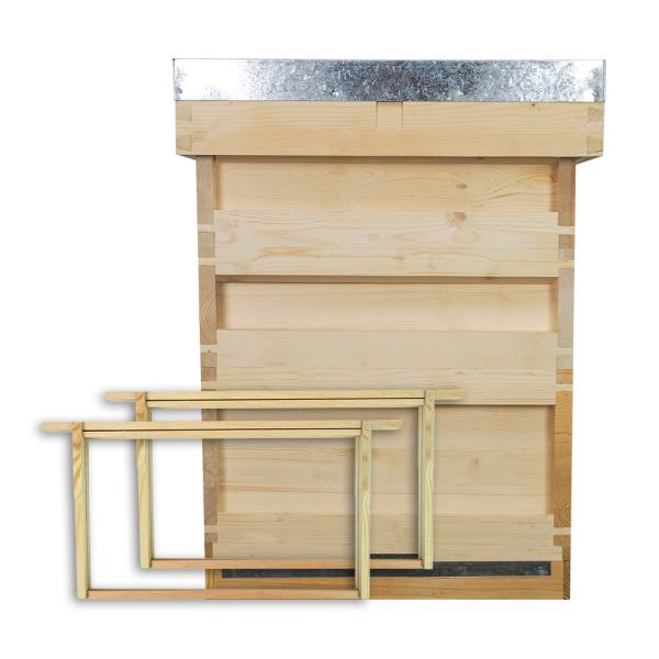 Buy cheap Crown Board National Bee Hive 3 Layers 11 Frame With Metal Roof from wholesalers