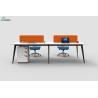 Buy cheap 2 Shelves Open Space Office Workstation Designed for Home Office 60 inches from wholesalers