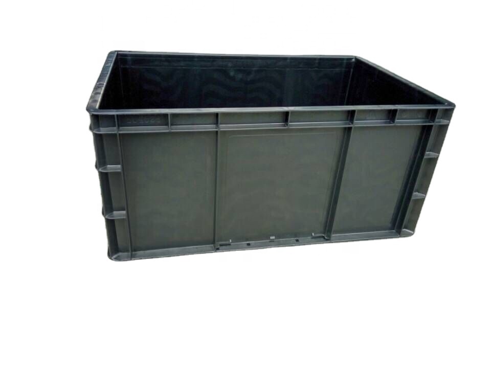 Conductive Crate ESD Plastic Bins , 400 * 300 * 150mm ESD Totes Containers With Lids