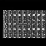 PC LED Stadium Lighting with 3030 Chips 54 leds lens , plastic led optic for