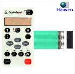 sealed electronic tact membrane switch keyboard with 3M468 adhesive