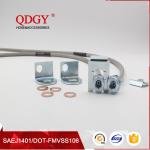 SAE J1401 standard stainless steel braided flexible metal brake hose line