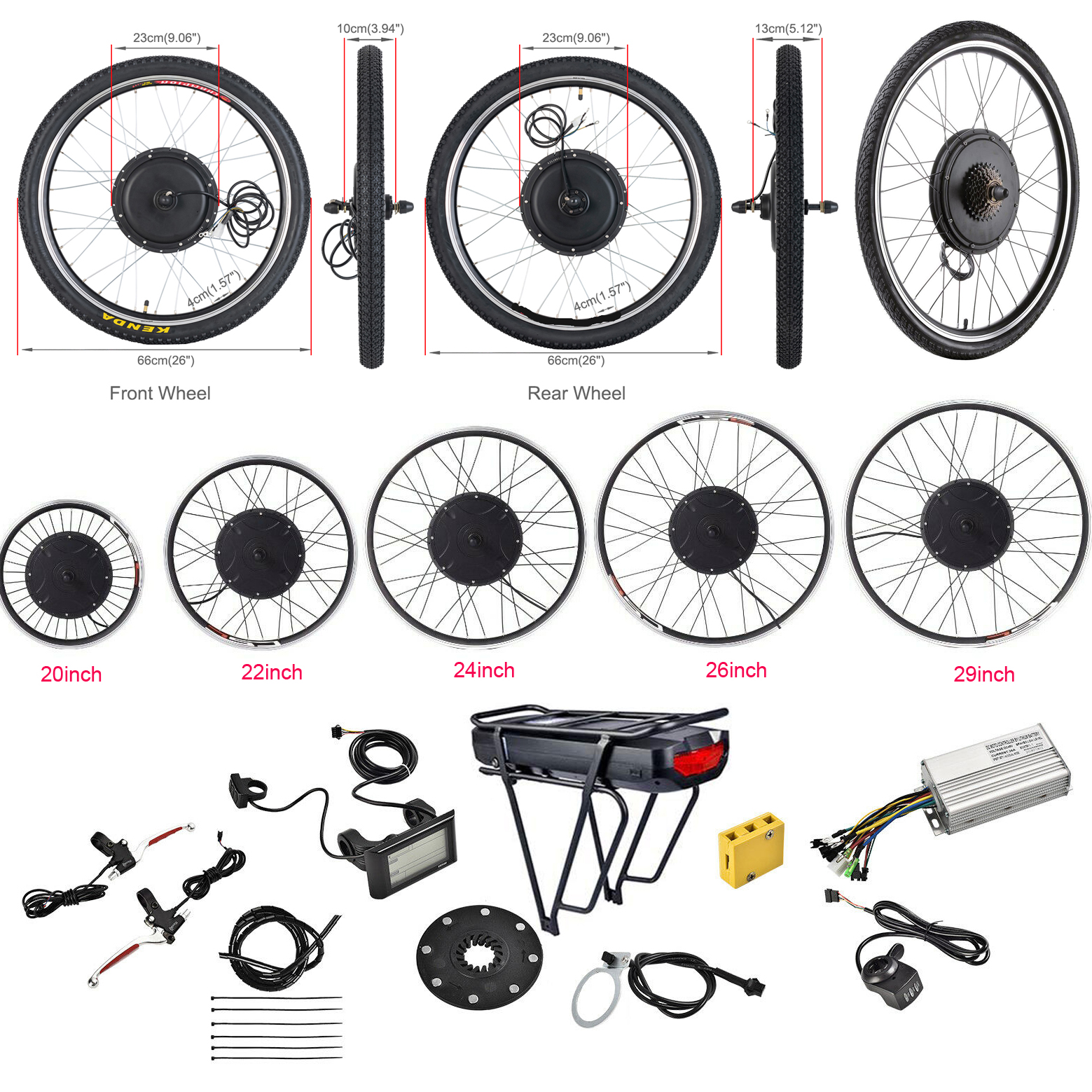 diy Electric Bicycle Part bicycle kit 1500w electric motor for bicycle