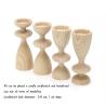 Buy cheap Decoration Ash Wood Candle stick/ Natural Wood Candle Holder from wholesalers