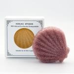 70*70*38mm Eco Friendly Shell Shaped Sponge Konjac Soft Facial Cleansing Sponge