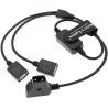Buy cheap D-tap Male to Dual USB Female Port 5V 2A Power Cable Converter Adapter for Anton V-Mount Gold Mount Battery from wholesalers