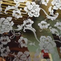 Buy cheap 1.2 Mm Etched Stainless Steel Sheet Flower Pattern With Laser PVC Film product
