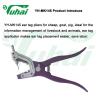Buy cheap Livestock Ear Tag Applicator Purple Animal Metal Identification Tagger Plier from wholesalers