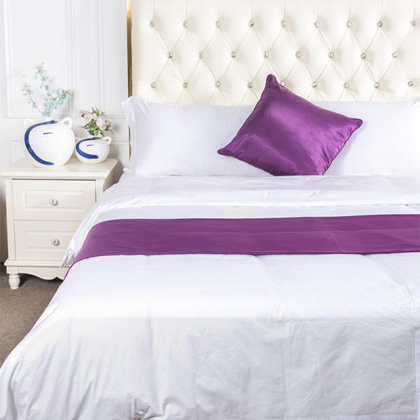 Buy cheap Linen 100% Polyester Hotel Bed Runner And Cushion Sets from wholesalers