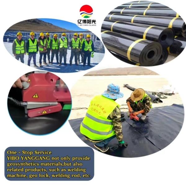 Buy cheap 0.2-2.0mm HDPE Geomembrane for Waterproof Polyethylene Aquaculture Fish Pond Liners from wholesalers